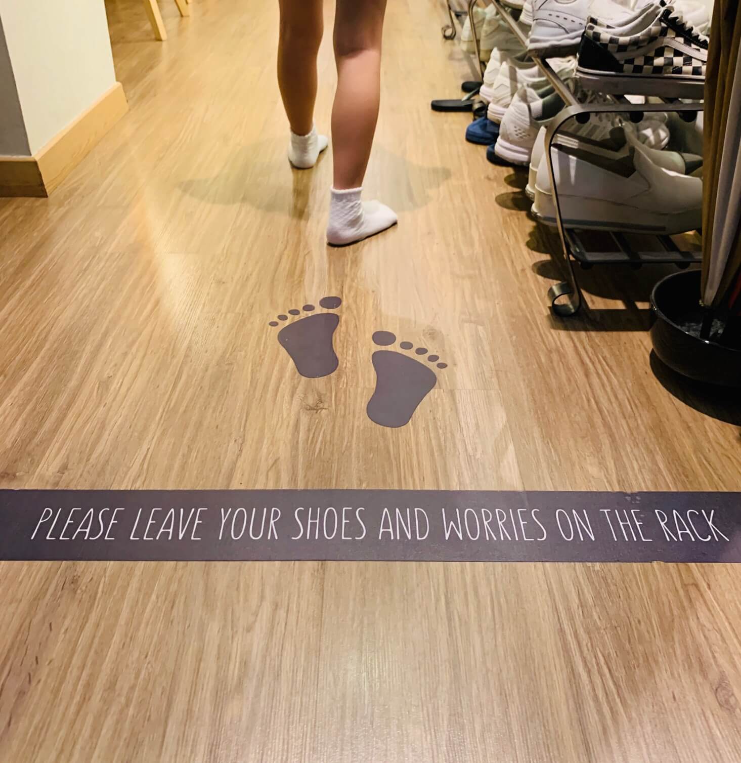 Leave all your math worries on the rack