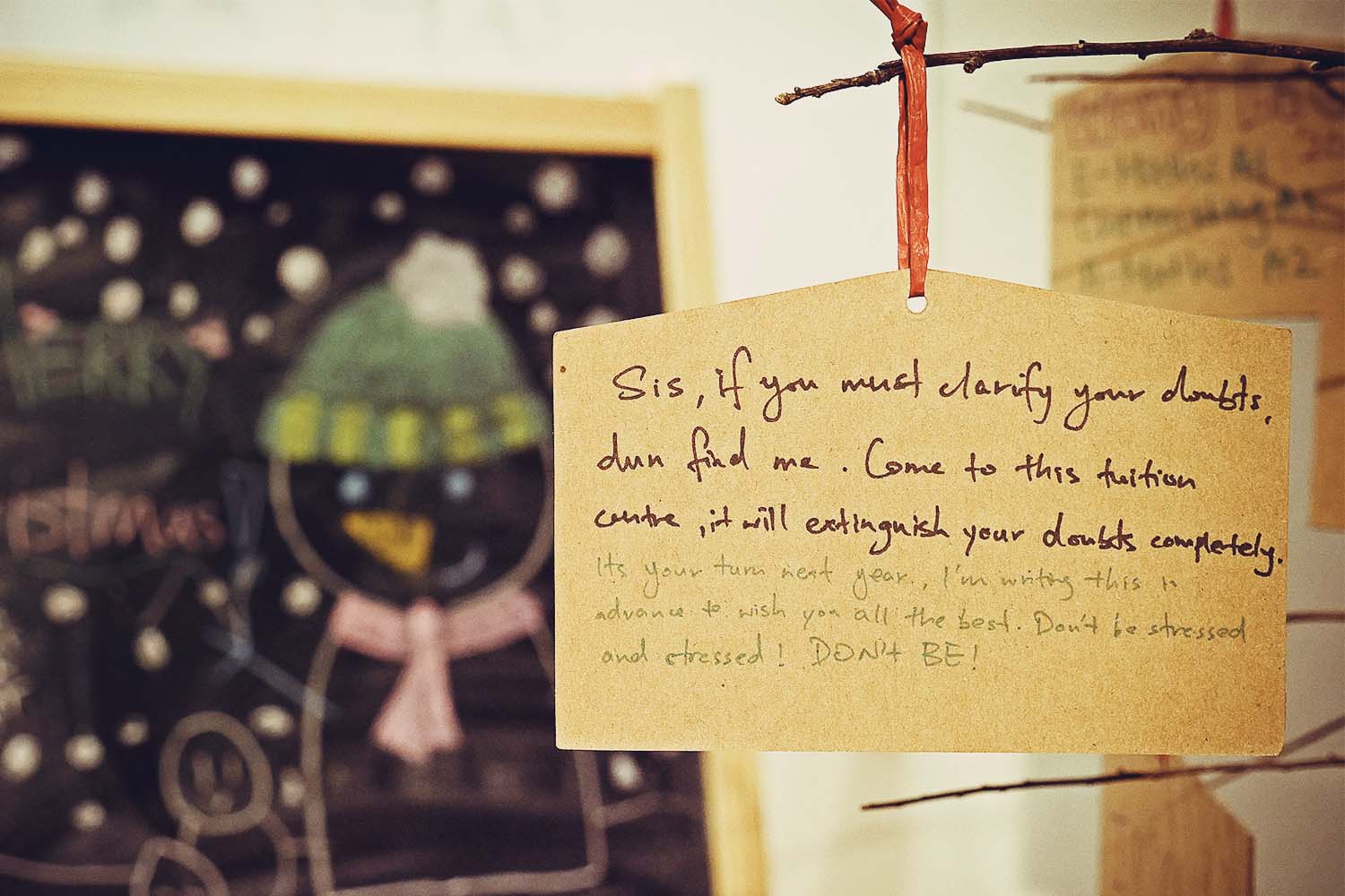 Come to this tuition centre, it will extinguish your doubts completely.