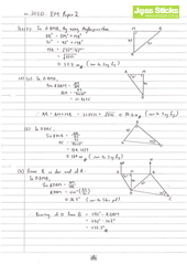 GCE O Level 2010 EMaths 4016 Paper 2 Solutions