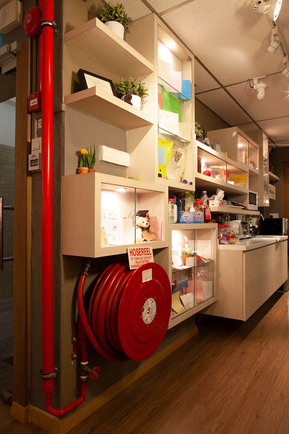 Cute fire hose, Joss Sticks Tuition Centre